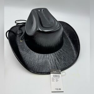Rue 21 black cowboy hat new